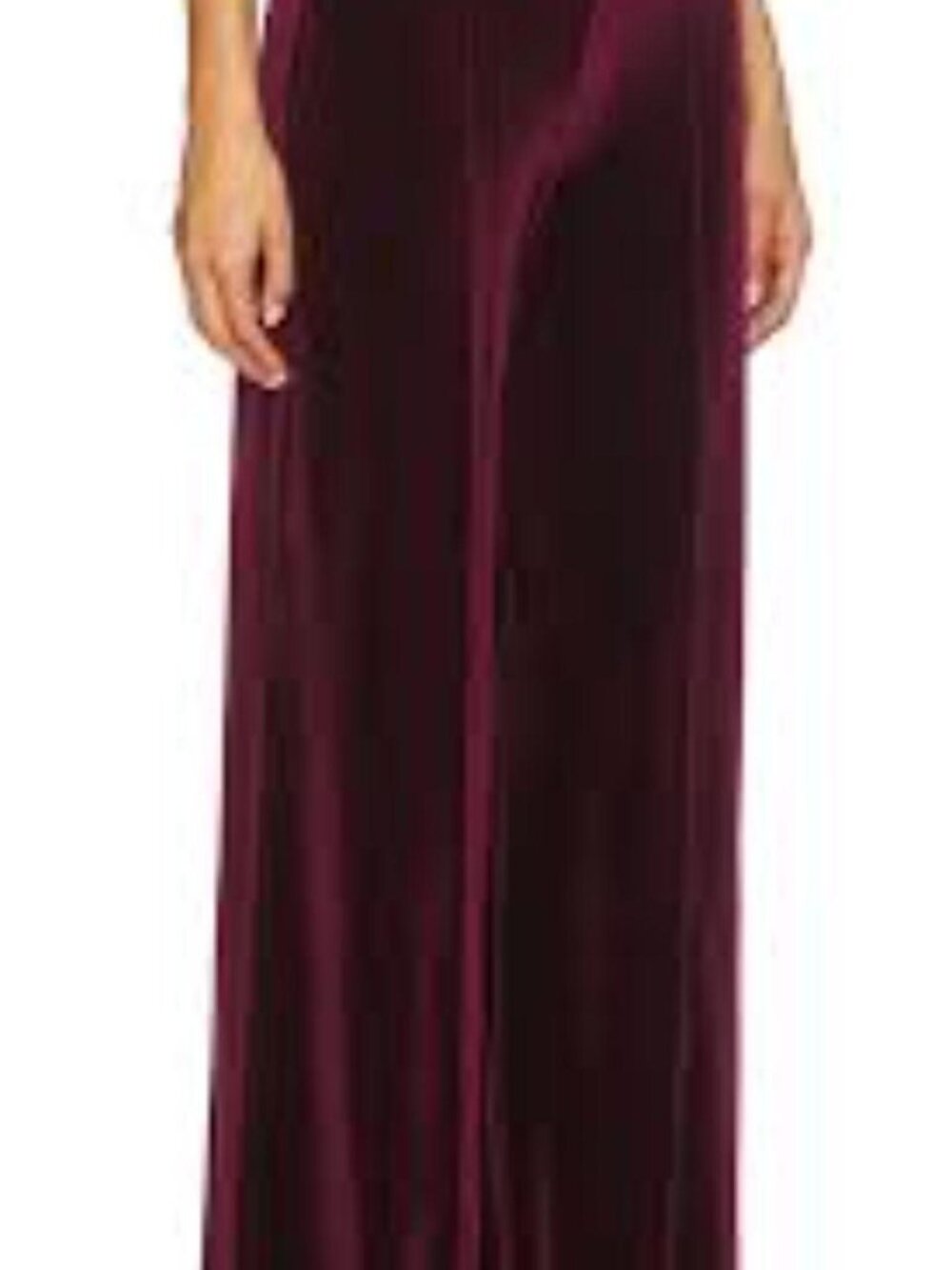 Ripley Rader Purple Velvet Wide Leg Pants NWT Size 2